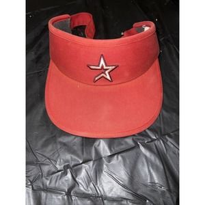 Vintage Houston Astros Red MLB Adjustable Visor cap